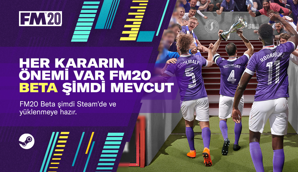FOOTBALL MANAGER 2020 BETA ŞİMDİ MEVCUT