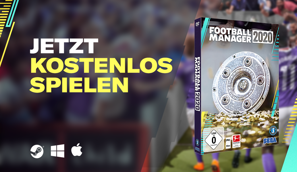 FOOTBALL MANAGER 2020: SPIELE ES KOSTENLOS, AB SOFORT